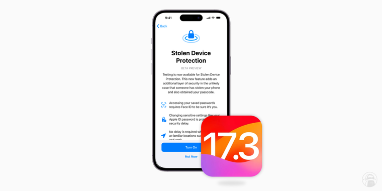 Apple rolls out iOS 17.3 with new 'Stolen Device Protection' security feature image