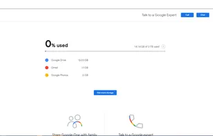 Google One screenshot 1