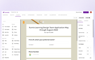 Form Builder in Action