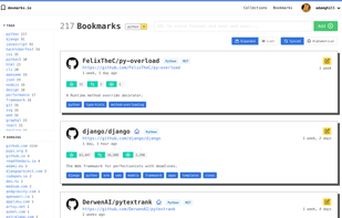 Devmarks.io screenshot 1