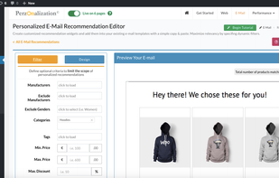 Perzonalization screenshot 2
