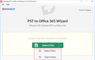 File selection options