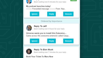 Get notifications for important emails and view them anywhere in your browser. 