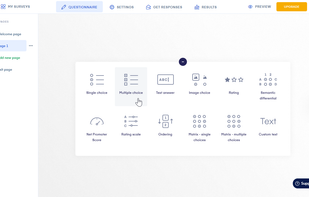 The environment where users can easily create their own surveys. Everybody can adapt the questionnaire according to their imagination.