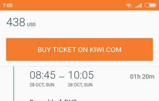 Cheap Flights - Flight Search app screenshot 1