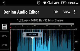 Doninn Audio Editor screenshot 1