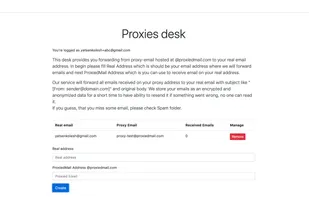 ProxiedMail screenshot 1