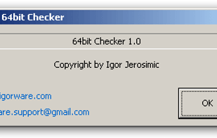 64bit Checker screenshot 1