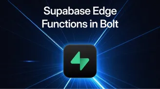 Bolt.new introduces Supabase Edge functions support image