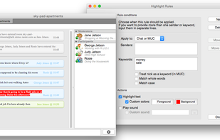 Swift XMPP Client screenshot 1