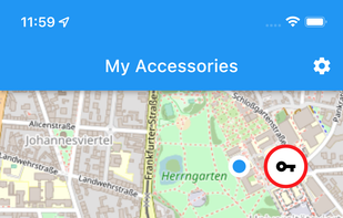 OpenHaystack screenshot 1