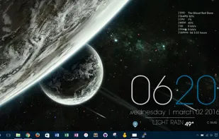 Rainmeter screenshot 1