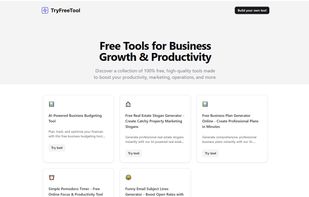 Try Free Tool screenshot 1
