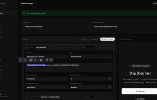 Quick and easy page editing