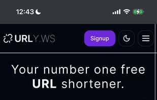 Urly.WS screenshot 2