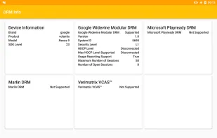 DRM Info screenshot 2