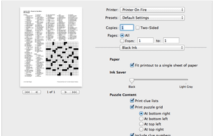 Black Ink Crossword Puzzles screenshot 2