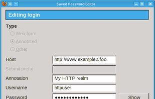 Save Password Editor screenshot 3