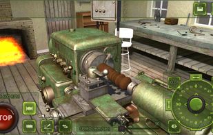 Lathe Machine 3D screenshot 1
