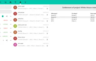 Nextcloud Cospend screenshot 2