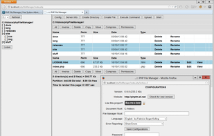 PHP File Manager screenshot 1