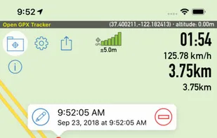 Open GPX Tracker screenshot 1