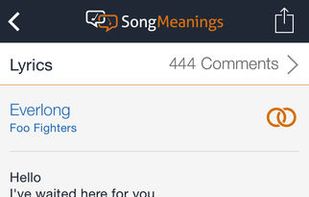 SongMeanings screenshot 1
