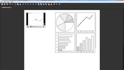 This screenshot shows the graphs and youtube capabilities.