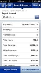 Paychex screenshot 2