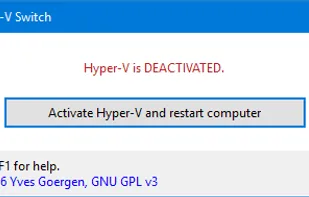 Hyper-V Switch screenshot 2