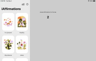 iAffirmations screenshot 1