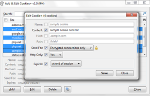 Cookies Manager+ screenshot 3