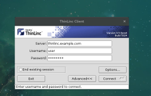 ThinLinc screenshot 2