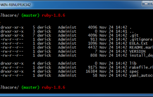 Git Bash screenshot 1