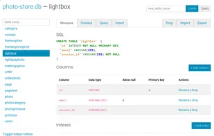 SQLite Web screenshot 1