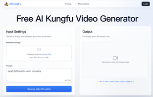 AI Kungfu Video Generator