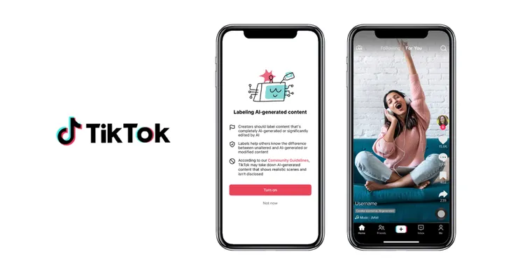 TikTok officially adds a feature for labeling AI-generated content image