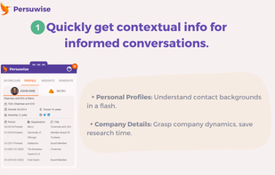 Contact Profile Enrichment Persuwise
