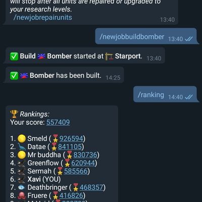 OGame Chat ++, Discussions