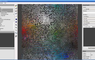 Sorting images by colors
