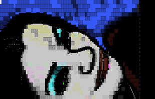 Editing a 16-color Unicode ANSI