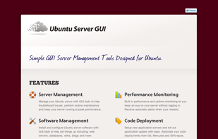 Ubuntu Server GUI screenshot 1