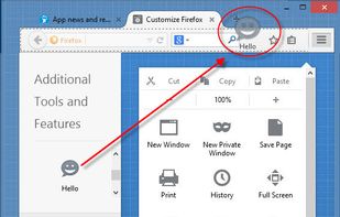 Firefox Hello screenshot 1