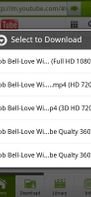 Choose format you want to download