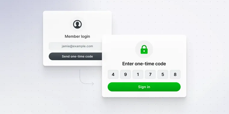 Ghost introduces one-time codes for flexible member sign-in image