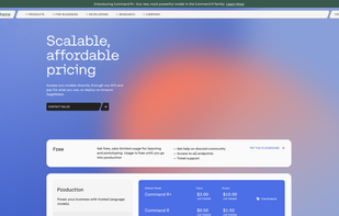 Pricing page
