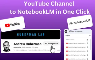 YouTube to NotebookLM screenshot 1