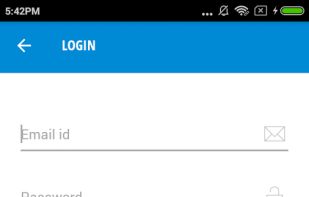Elite Grocery App - Login page
