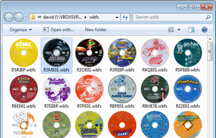 Icons for Wii disc images