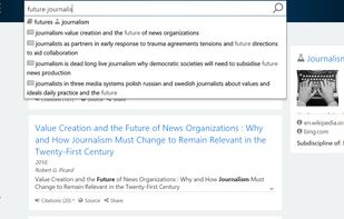 Microsoft Academic Search screenshot 1